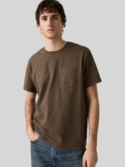 Levi's® Relaxed Fit T-Shirt aus reiner Baumwolle Khaki 3