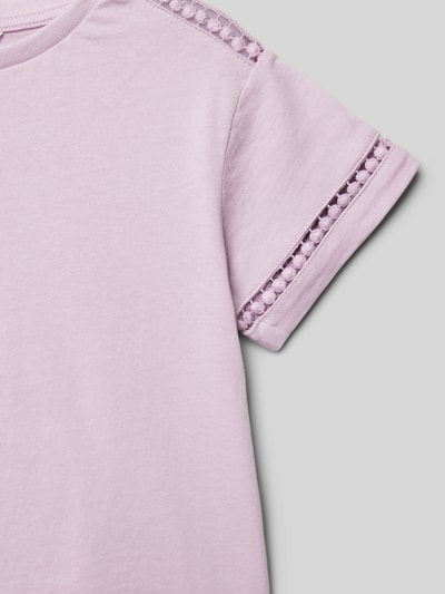 Mango T-Shirt mit Rundhalsausschnitt Modell 'mina' Rosa 2