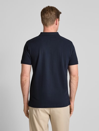 MCNEAL Poloshirt met labelstitching Donkerblauw - 5