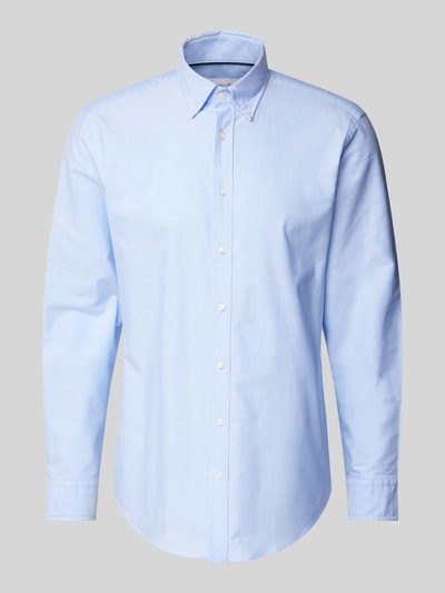 Christian Berg Men Regular Fit Business-Hemd mit Button-Down-Kragen Bleu 2