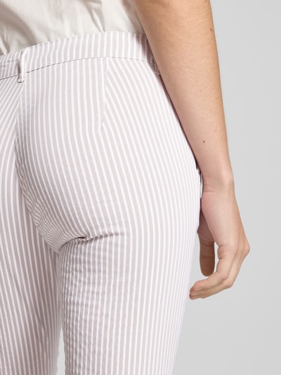 FREE/QUENT Stoffen broek met steek, model 'Rex' Taupe - 3