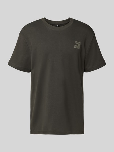 G-Star Raw T-shirt met labelprint Donkergrijs - 2