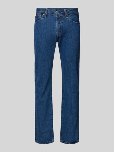 Levi's® Jeans mit Label-Patch Modell "501 STONE WASH" Jeansblau 2