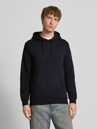 Only & Sons Bluza z kapturem o kroju regular fit z mieszanki bawełny model ‘CERES’ Ciemnoniebieski 4