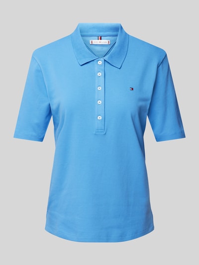 Tommy Hilfiger Poloshirt met korte knoopsluiting Bleu - 2