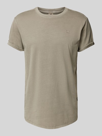 G-Star Raw T-shirt met labeldetail, model 'Lash' Steengrijs - 2