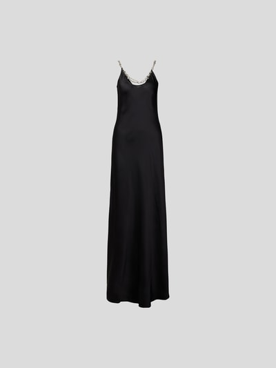 Rabanne Maxikleid mit Zier-Applikation Black 2