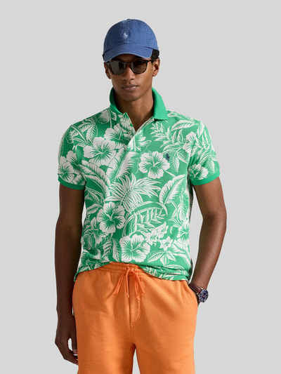 Polo Ralph Lauren Regular Fit Poloshirt aus reiner Baumwolle Gruen 4