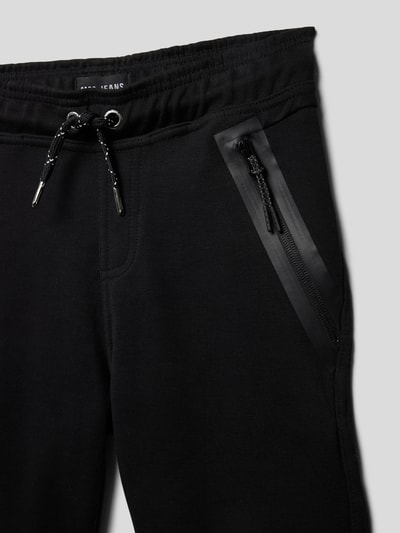 CARS JEANS Bermudas mit Label-Detail Modell 'Braga' Schwarz 2