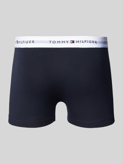 Tommy Hilfiger Obcisłe bokserki z detalami z logo w zestawie 5 szt. Ciemnoniebieski 3