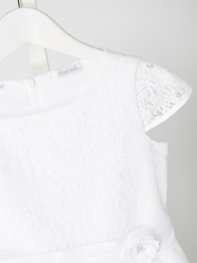 Weise Regular Fit Kommunionskleid mit Blüten-Applikation  Weiß 2