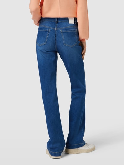 Marc Cain Jeans met labelpatch, model 'FARO' Jeansblauw - 5