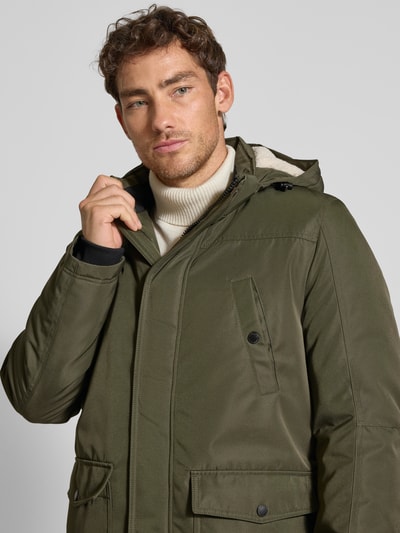 MCNEAL Jack met teddybont en klepzakken Olijfgroen - 3