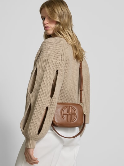 Anine Bing Handtasche mit Label-Detail Cognac 1