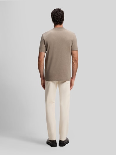 BOSS T-Shirt mit Rundhalsausschnitt Taupe 5