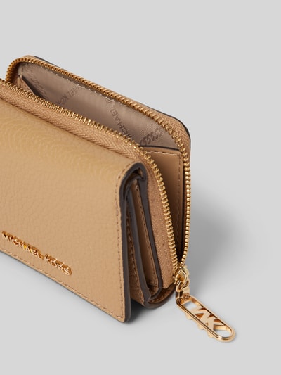 MICHAEL Michael Kors Portfel skórzany z aplikacją z logo model ‘EMPIRE’ Camel 3