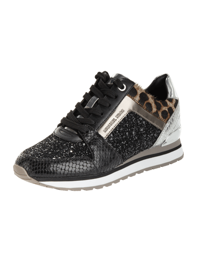 MICHAEL Michael Kors Sneaker 'Billie' aus Leder mit Ziersteinen Black 1