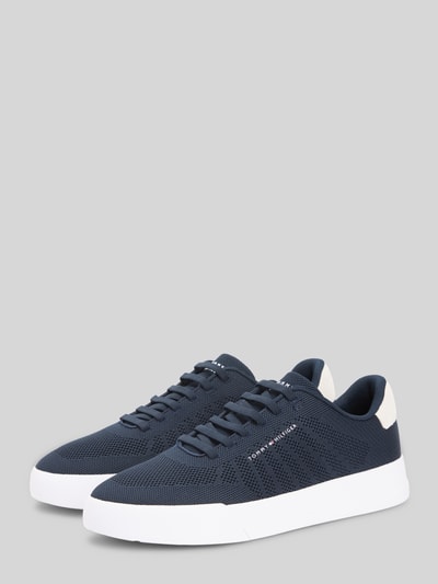 Productfoto, Sneaker met Logo Detail van Tommy Hilfiger, look: effen, punt van de schoen: afgerond, hakvorm: plat, vetersluiting