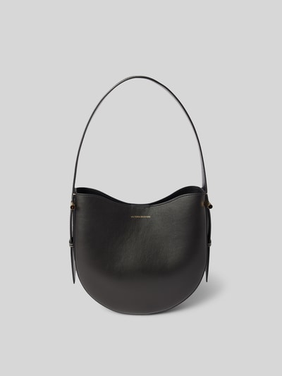 Victoria Beckham Handtasche mit Label-Print Black 1