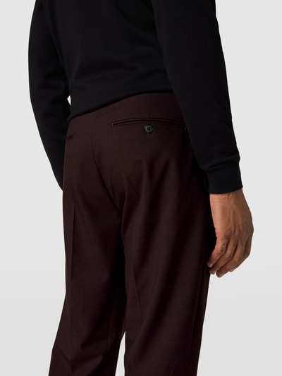 SELECTED HOMME Pantalon met Franse steekzakken Bordeaux - 3