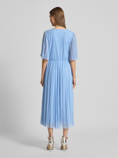GUIDO MARIA KRETSCHMER WOMAN Cocktailkleid mit V-Ausschnitt Modell 'Enie' Rauchblau 5