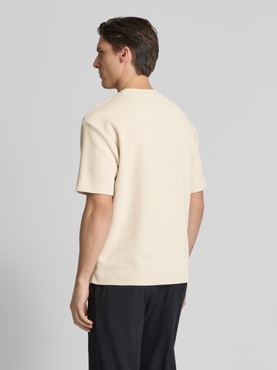 MCNEAL T-Shirt mit Strukturmuster Modell 'KEN' Beige 5