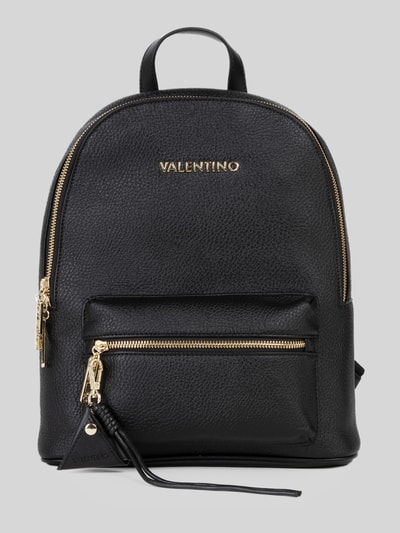 Valentino Bags Rucksack aus Kunstleder mit verstellbaren Schultergurten Black 1
