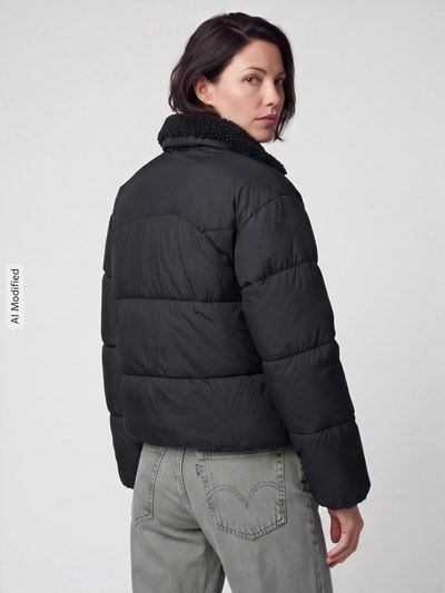 Levi's® Steppjacke mit Teddykragen Black 5