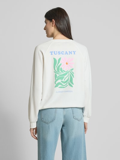 Smith and Soul Sweatshirt met motief- en statementprint Wit - 5