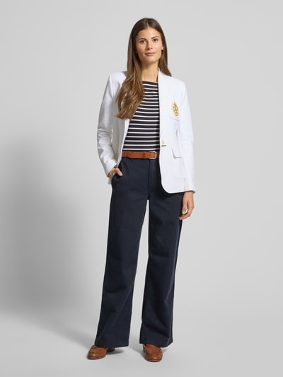 Lauren Ralph Lauren Stoffen broek met achterzakken, model 'MAHKEY' Donkerblauw - 1