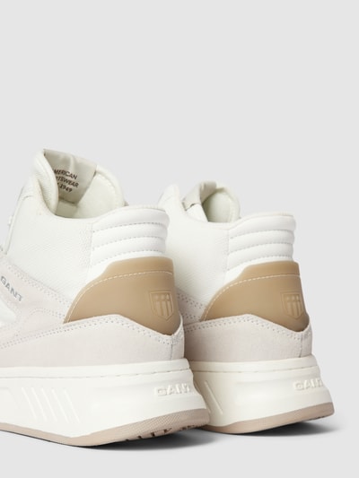 Gant High top sneakers met leer, model 'Yinsy' Offwhite - 3