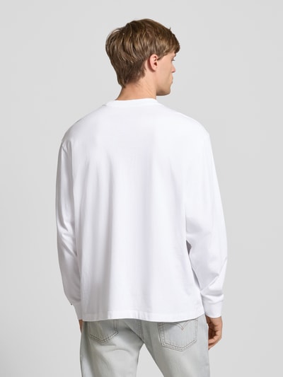 Levi's® Longsleeve mit Label-Stitching Weiss 5