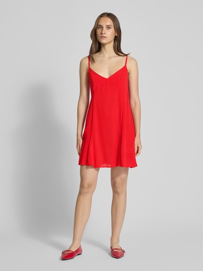 Review Minikleid mit verstellbaren Trägern Kirsche 1