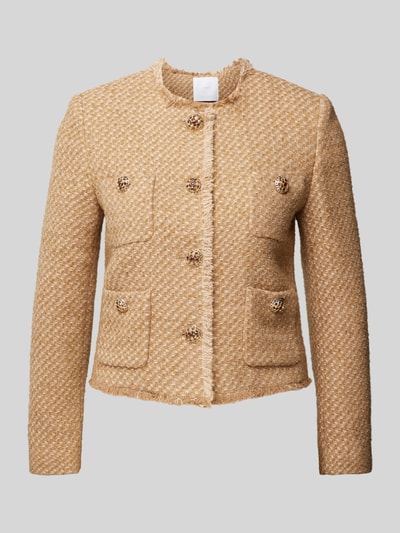 Mango Blazer mit Strukturmuster Modell 'CARLITA' Beige 2