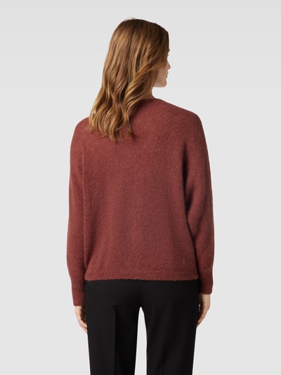 Luisa Cerano Strickpullover mit Alpaka-Anteil Cognac 5