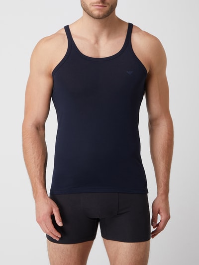 Emporio Armani Tanktop aus Baumwolle im 2er-Pack Marine 2