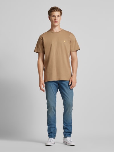 Jack & Jones Jeansy o kroju slim fit z 5 kieszeniami model ‘GLENN’ Niebieski 1