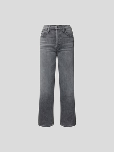 Mother Mid Rise Jeans im Straight Fit Blau 2