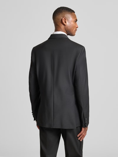 CG - Club of Gents 1-knoops colbert met reverskraag, model 'Phoenix' Zwart - 5