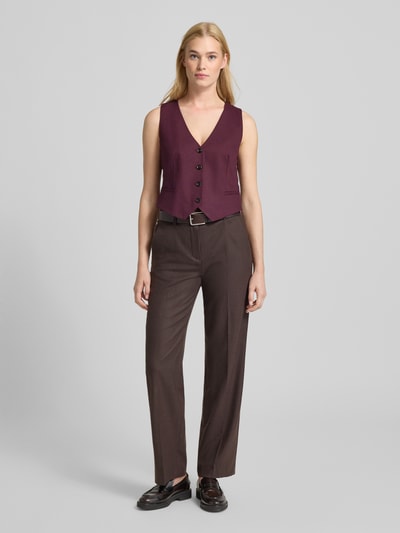 Christian Berg Woman Selection Gilet met V-hals Prune - 1