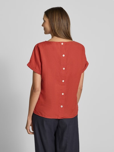 Christian Berg Woman Blouseshirt met ronde hals Donkerrood - 5