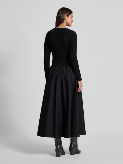 Polo Ralph Lauren Getailleerde midi-jurk van lanawolmix met kasjmier  - 5