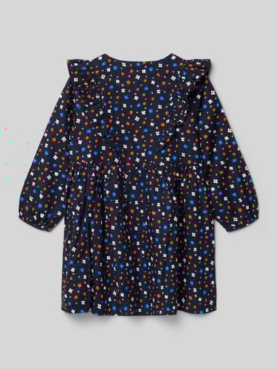 Only Vrijetijdsjurk in A-lijn van puur katoen, model 'ASTRID' Marineblauw - 3