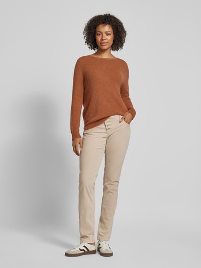 Buena Vista Corduroy broek met knoopsluiting, model 'Malibu' Offwhite - 1