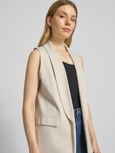 ZABAIONE Weste aus Viskose-Mix mit Pattentaschen Modell 'Am44br' Beige 3