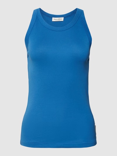 Marc O'Polo Top mit Label-Detail Jeansblau 2