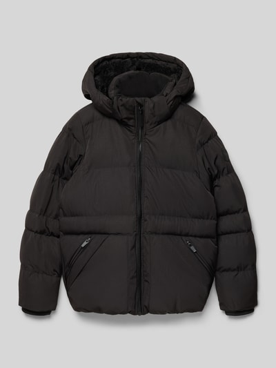 CARS JEANS Kurtka pikowana z kapturem Czarny 1