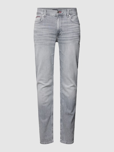 Tommy Hilfiger Pants Straight Fit Jeans im 5-Pocket-Design Modell 'DENTON' Hellgrau 2