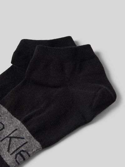 CK Calvin Klein Socken mit Label-Print im 2er-Pack Black 2