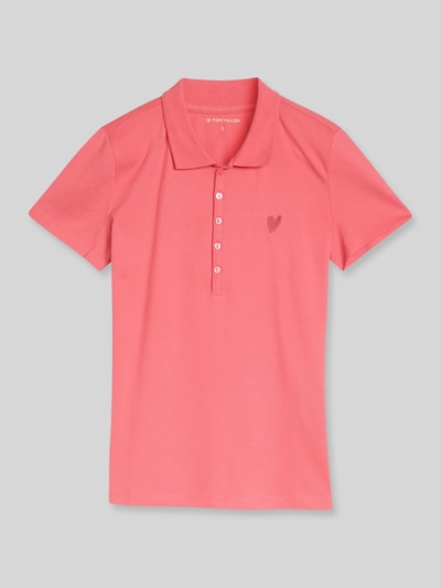 Tom Tailor Regular Fit T-Shirt aus Baumwoll-Mix Pink 2